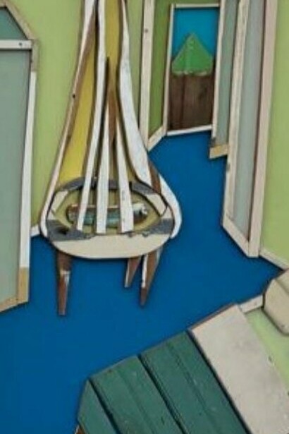 Obras de Loida Pretiz Beaumont que integran la exposición "CASA", gandora del premio a "Mejor exposición individual en espacio estatal"