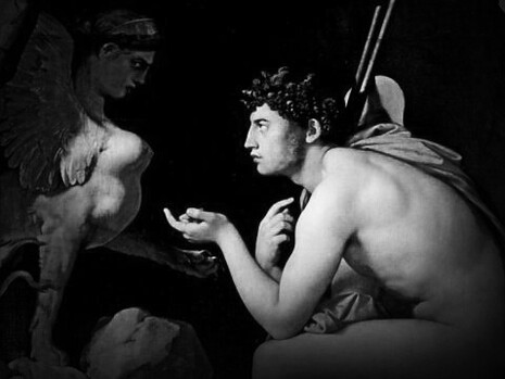 'Edipo y la Esfinge', por Ingres