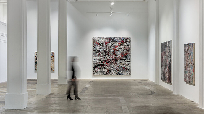 Mark Bradford. Courtesy of Hauser & Wirth