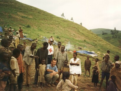 Asistencia a refugiados ruandeses en Bukavu, Kivu Sur, República Democrática del Congo (1996)