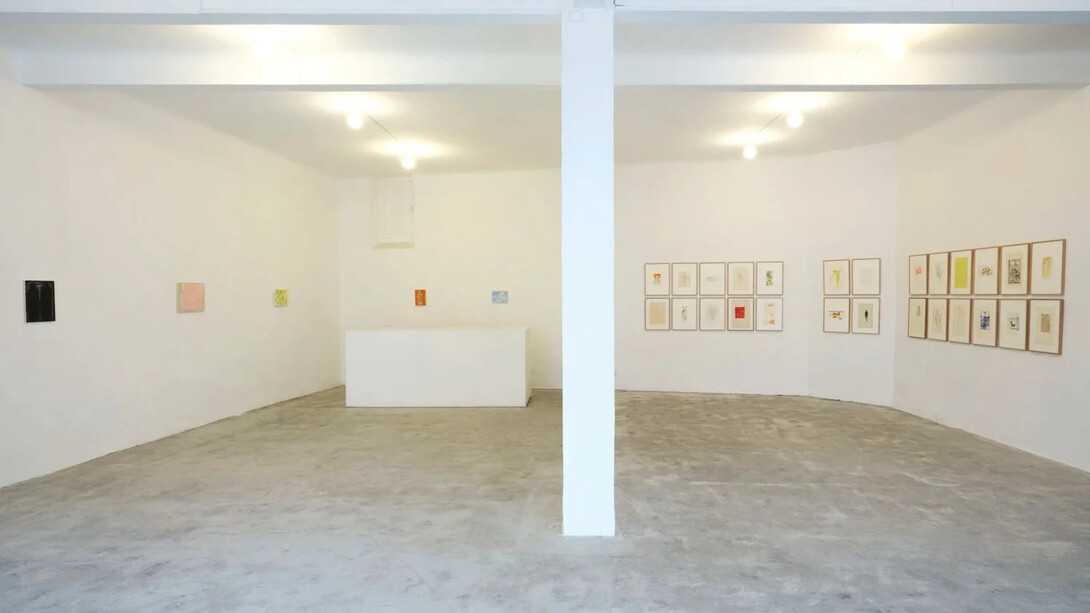 Gérard Traquandi, Peintures & dessins, vue d'exposition. Avec l'aimable autorisation de la Galerie Laurent Godin