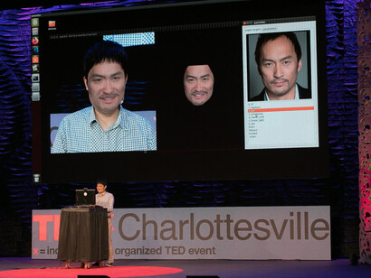 Koki Nagano discusses the future of virtual humans and deepfakes at TEDxCharlottesville in Charlottesville, VA, USA