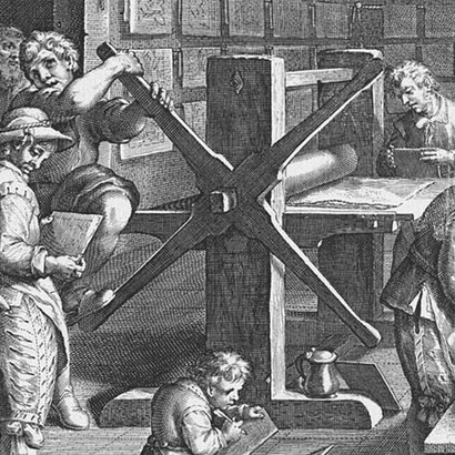 Utensili impiegati nei vari metodi dell'incisione al bulino” da disegno di S.W. Littlejohn (part.)