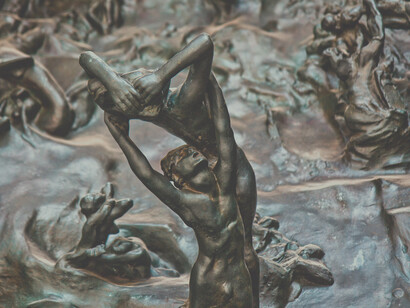 Auguste Rodin; La puerta del infierno, 1880-1917 (detalle)