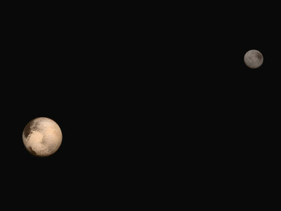 Plutón y su luna Caronte