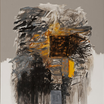 Rocio Rodriquez, Wet Cluster, 2015, oil on canvas
48 x 42 in