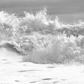 Clifford Ross, LXIII (detail), Edition 1/3,73 x 128”. Courtesy of Leila Heller Gallery