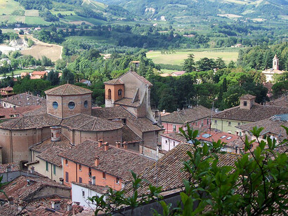Veduta di Brisighella dall'alto