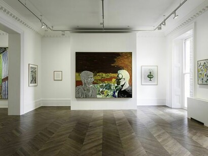 Peter Doig, Early Works, installation views, Courtesy Michael Werner Gallery, New York and London
