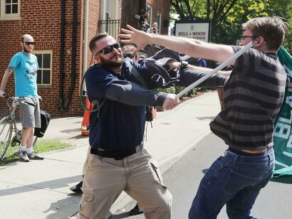 Violent clashes erupt at Unite The Right Rally in Charlottesville