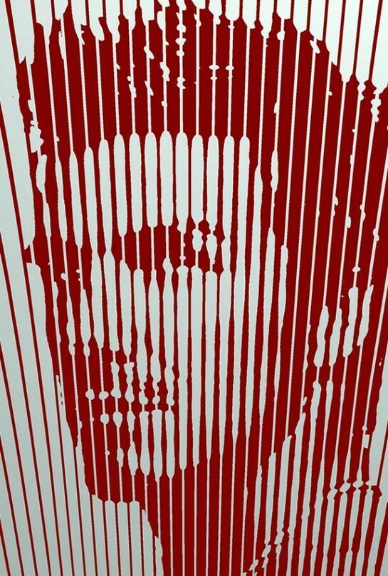 Marcos Marin, David Beckham, 2014, Acrylic on canvas, 140 x 140 cm, © Marcos Marin. Courtesy the artist and Gallery Elena Shchukina
