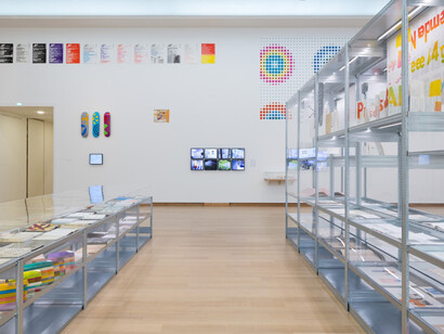 Karel Martens, Unbound, exhibition view. Courtesy of Stedelijk Museum 