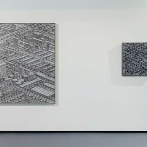 Thomas Bayrle, Exhibition view. Courtesy of The Institute of Contemporary Art