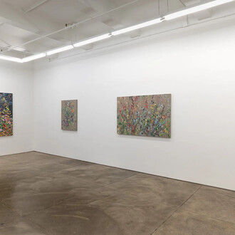 Kysa Johnson, Imperishable change that renovates the world, exhibition view. Courtesy of Morgan Lehman Gallery