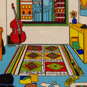 Sultan Bin Fahad, Way of living, 2023. Courtesy of Leila Heller Gallery