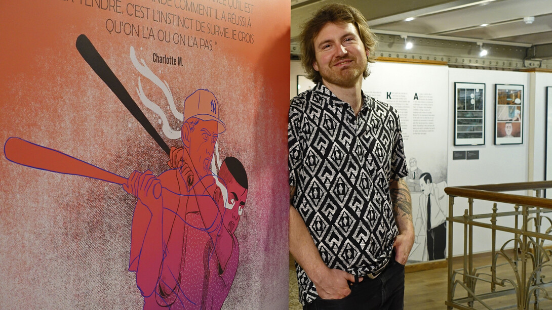 Nicolas Pitz, Okay for now, exhibition view. Courtesy of the Comics Art Museum
