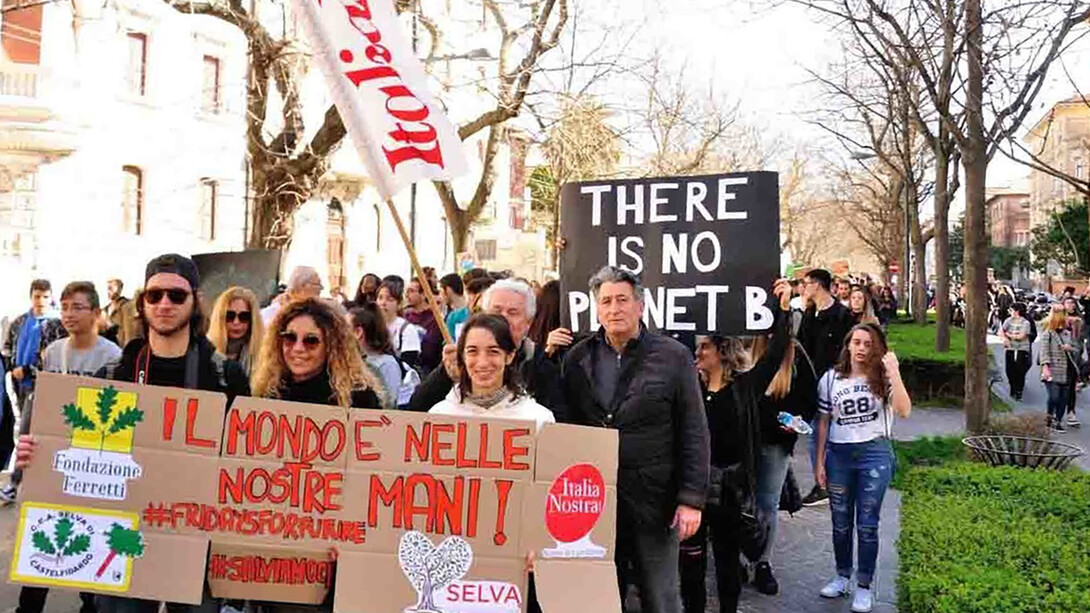 Manifestazione per il clima dei Fridays for Future