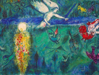 «Expulsão do Paraíso» (1961), M. Chagall