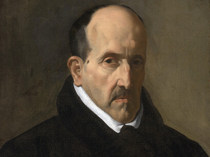 Luis de Góngora (1622) por Velázquez, Museo de Bellas Artes de Boston (detalle)