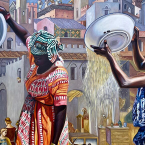 Ali HAssoun, Buongoverno 1 (dettaglio). Gentile concessione di Galleria Vik Milano