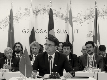 Jair Bolsonaro en el G-20 realizado en Japón durante el 2019