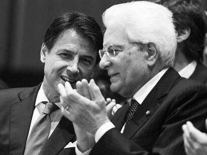 Sergio Mattarella e Giuseppe Conte
