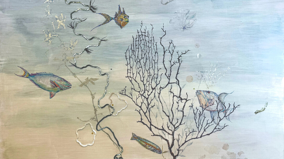 Marilla Palmer, Ode to the hermaphrodites (detail), 2025. Courtesy of Kathryn Markel Fine Arts