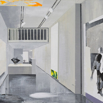 Alfonso Albacete, Joc 6. Pintura histórica, 2015, acrilico sobre lienzo, 24x33cm