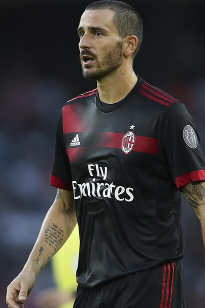 Bonucci con la maglia del Milan, dopo il trasferimento più chiacchierato dell'estate