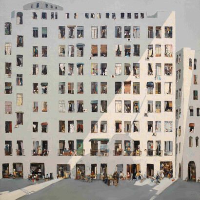 Du Hai Jun, Un metro di sole (dettaglio), 2010. Cortesia di Cavana Gallery