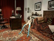 Suffolk Bunny in Freud’s Study, Sarah Lucas © Sadie Coles HQ and Freud Museum London