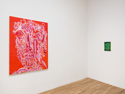 Sarah Gamble, Trip the light fantastic, exhibition view. Courtesy of Derek Eller Gallery