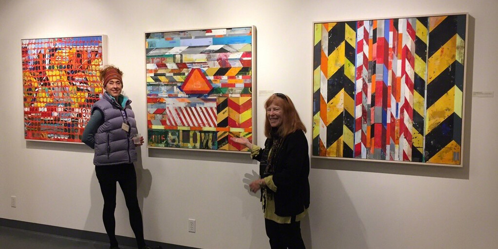 Kim Frohsin's Cautionary Tales at the Peninsula Museum. Courtesy of Andra Norris Gallery