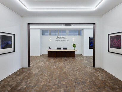 Bernar Venet, Algorithm and chance, exhibition view. Courtesy of Ceysson & Bénétière
