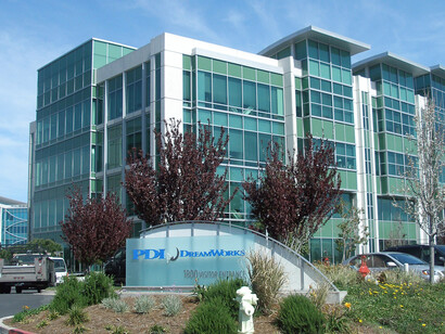 Dreamworks' central studio in Redwood City, California