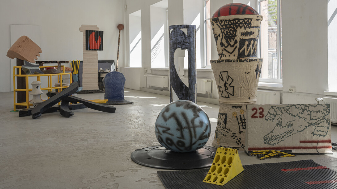 Rokas Janušonis, Jumble, exhibition view. Courtesy of Meno Parkas Gallery