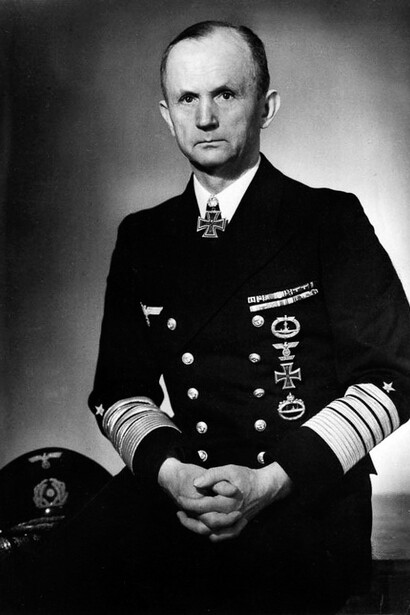Karl Dönitz comandò la flotta degli U-Boot nell'Atlantico