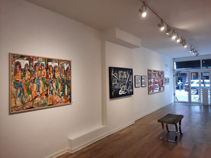 Mind Mapping . . . And Other Stories, 2023, installation view. Courtesy of Van Der Plas Gallery, NYC
