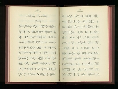 Mi’kmaq Ideographic Prayer Book, 1921. Gift of Jérôme Rousseau, M2010.19.23 © McCord Museum