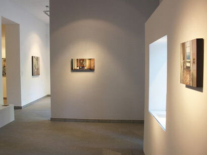 Matteo Massagrande, Exhibition view. Courtesy of Galleria Punto Sull'Arte