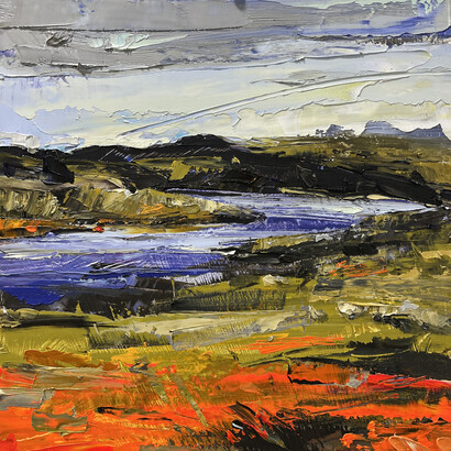 Julie Himel, How It Fell Before Us, oil on panel, 12 x 12 inches. Courtesy the artist and Foster/White Gallery