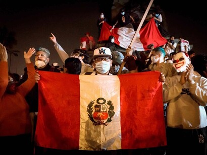 Peruvians all around the world came together spontaneously to demonstrate in parks and squares