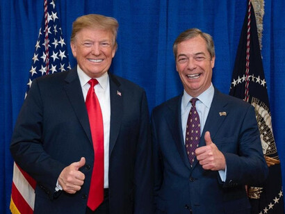 Nigel Farage e Donald Trump