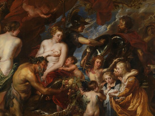 Peter Paul Rubens, Minerva protegge Pace da Marte (Pace e Guerra), National Gallery, Londra, UK