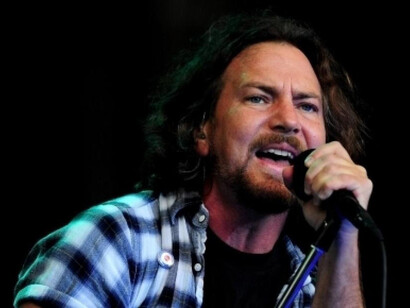 Eddie Vedder durante il concerto