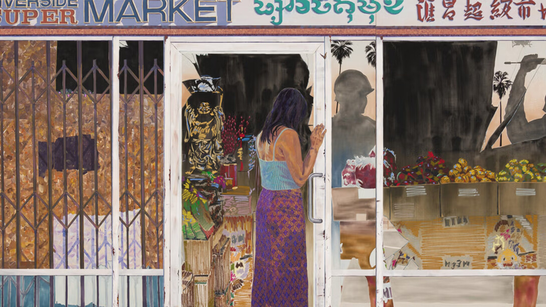 Tidawhitney Lek, Deja vu at Riverside Market, 2024. Courtesy of Victoria Miro Projects