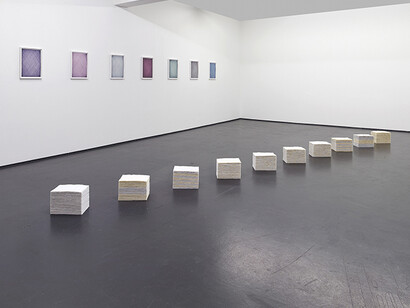 Ignacio Uriarte, Exhibition view. Courtesy of Philipp von Rosen Galerie