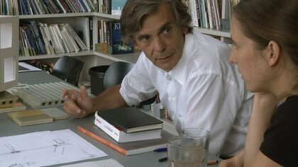 Imagem do filme-ensaio "Sauerbruch Hutton Architects"