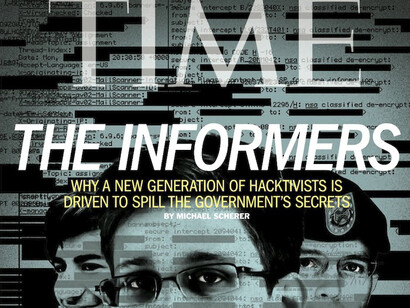 Portada de la revista Time dedicada a Edward Snowden