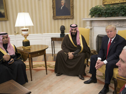 Mohamed bin Salmán en la Casa Blanca